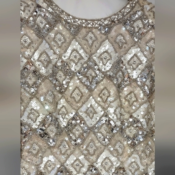 Neiman Marcus Vintage George F Couture Beaded Formal Gown - Picture 2 of 11